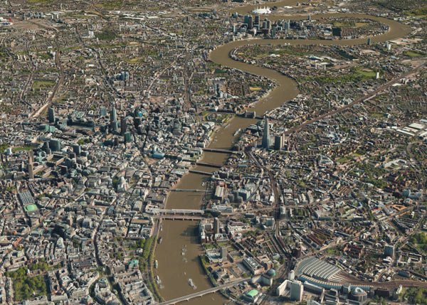 Vricon 3D Surface Model of London