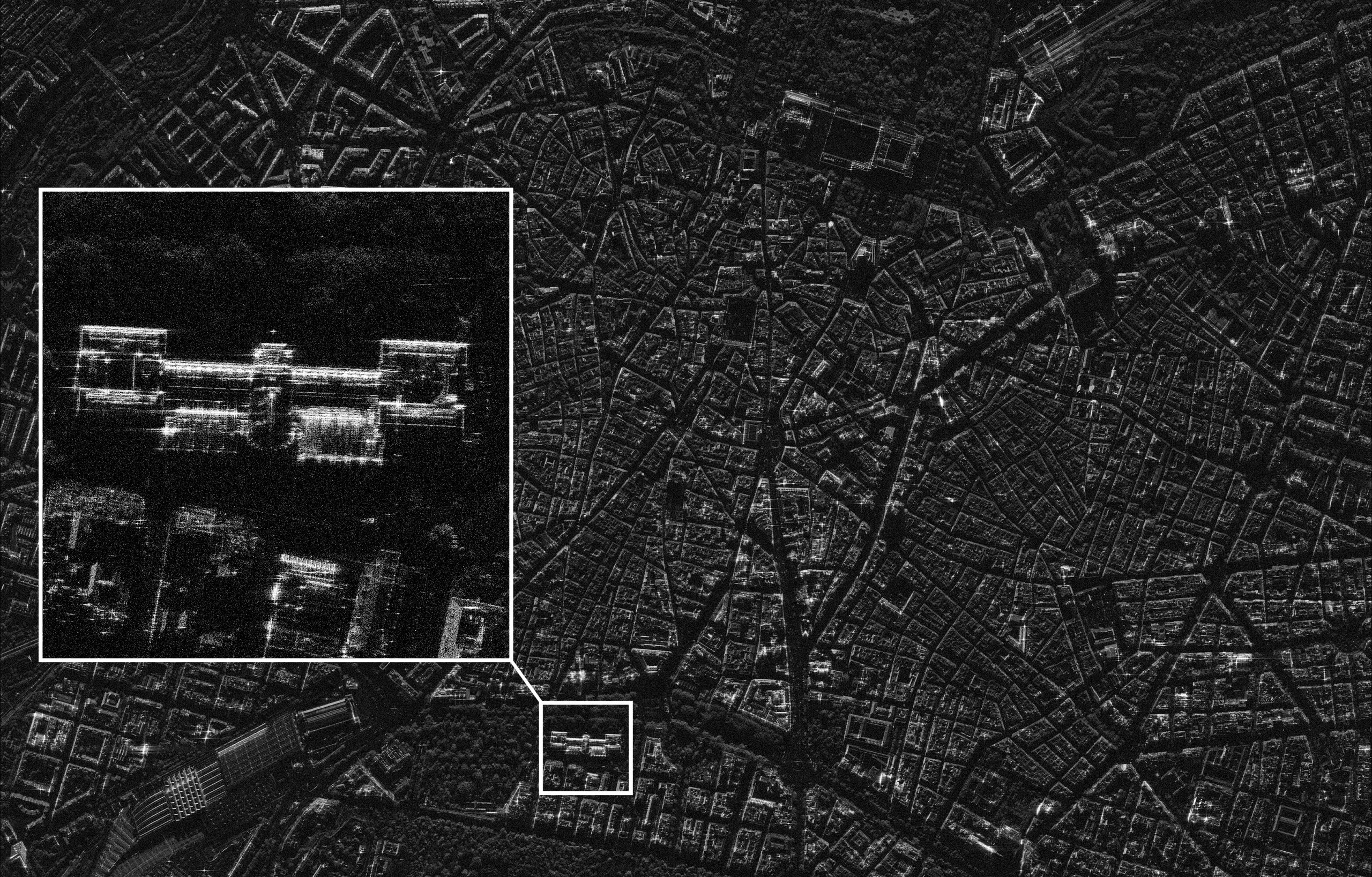 SAR imagery Madrid, Spain - 16cm