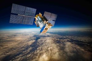 satellite in space