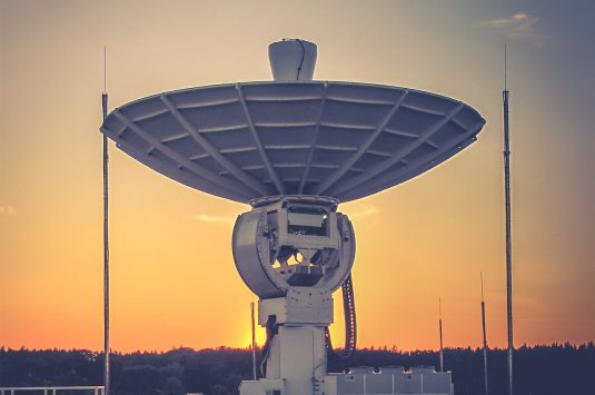 Antenna sunset