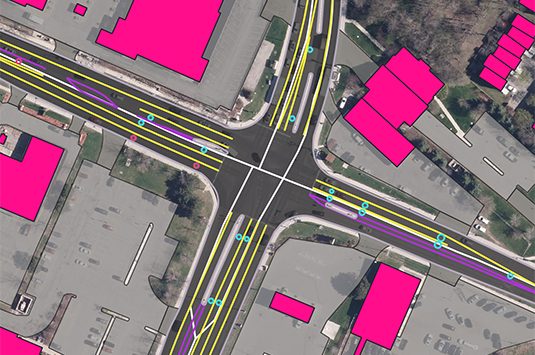 Ecopia Road mapping