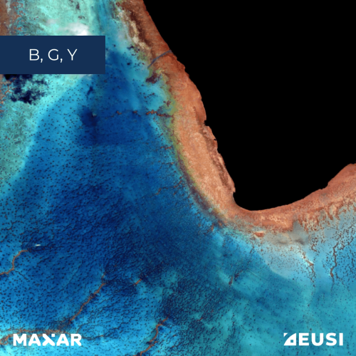 Source of the images: Coastal Applications of WorldView-2 High Resolution Multi-Spectral Imagery by G. Marchisio, G. Miecznik, F. Pacifici, C. Padwick