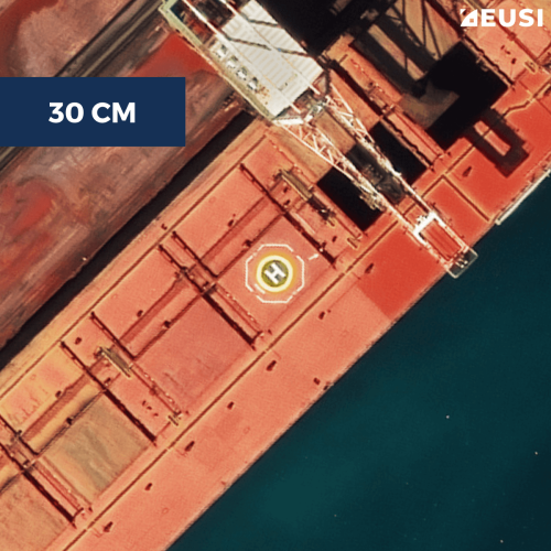 sharp satellite image at 30 cm resolution