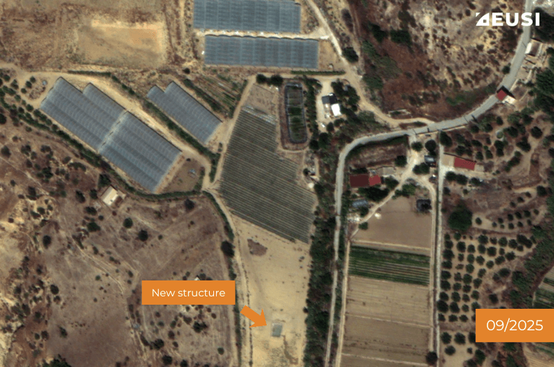 Satellite image from September 2025. Satellite imagery © 2026 Vantor Provided by European Space Imaging