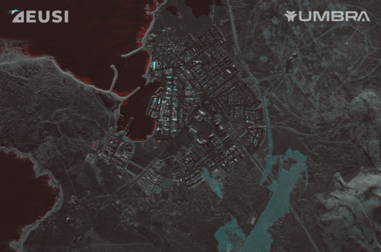 Change detection in SAR imagery of Grindavik, Iceland