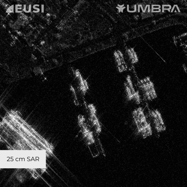 25 cm SAR image from Umbra