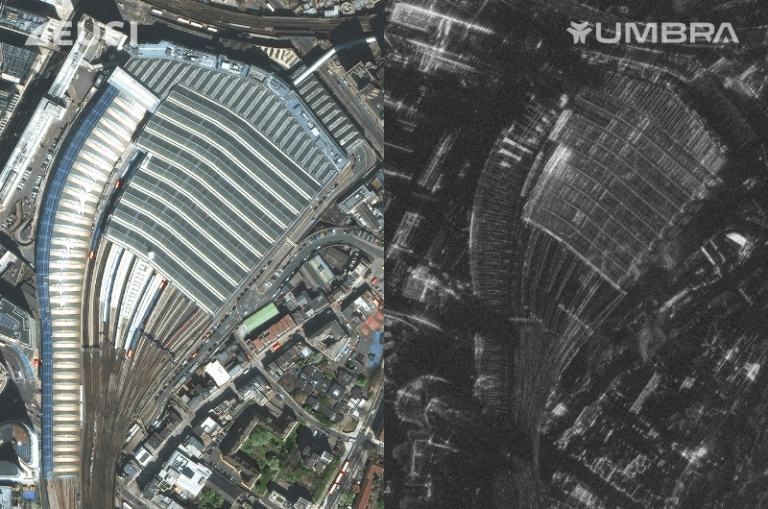 Comparison of optical and SAR imagery